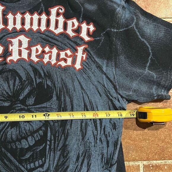 Iron Maiden The Number of the Beast Adult Medium Shirt Delta Pro Weight Cotton - Picture 6 of 8